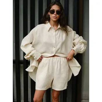 Dámská souprava BF281 Barva: Krémová, Velikost: S