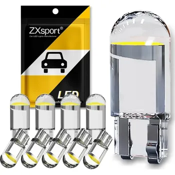 Autožárovka Auto LED COB žárovka T10 W5W náhrada za klasickou žárovku - oranžová