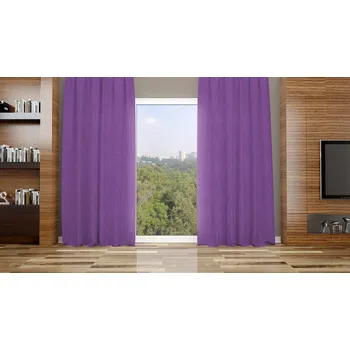 Orbytex Zatemňovací závěs hotový - žíhaný tm.fialový 19 Rozměry: povláček na polštářek 40x40 na zip (bez výplně)