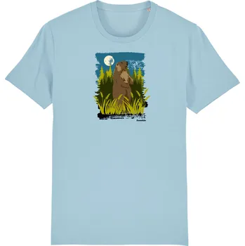 Dámské tričko Tričko Svišť tatranský modré XS