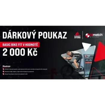 Dárkový potravinový koš ElementStore dárkový poukaz na Bike Fitting v hodnotě 2 000 Kč