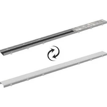 Alcadrain Option Oboustranný rošt pro podlahový žlab 65 cm, nerez mat