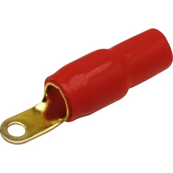 elektrický kabel Oko pro 20 mm² kabel / 4,2 mm otvor / 8 mm šířka - červené