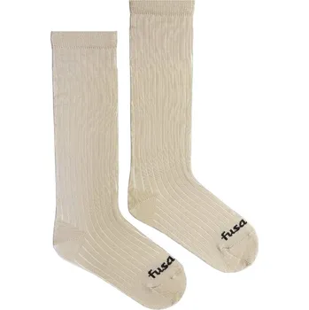 Dámské ponožky Dětské podkolenky Rebro béžové L (31-34)