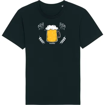 Dámské tričko Tričko Chmelová brigáda černé L