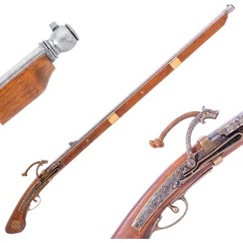 Replika zbraně Doutnáková puška Matchlock, Japonsko 1800