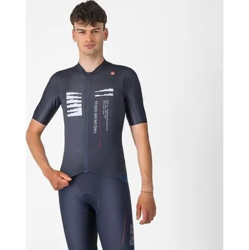 cyklistický dres CASTELLI pánský dres Espresso R-A/D, twilight blue M