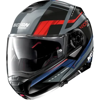 Helma na motorku Moto helma Nolan N100-5 Plus IlluviumN-Com Flat SlateGrey 62