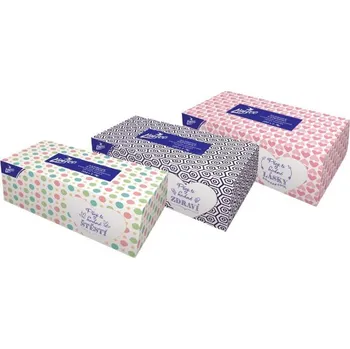 Kosmetické kapesníčky 2vr.,200 ks Linteo Satin, KARTON 15 ks