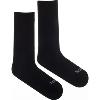 Dámské ponožky Ponožky Žebro černé L (43-46)