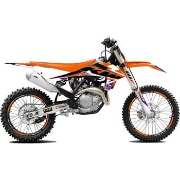Samolepicí dekorace na vozidlo BLACKBIRD sada samolepek (dýhy) KTM SX/SX-F 19-22, EXC/EXC-F 20-23 DREAM 5 chrom EFX barva oranžová černá (BLACKBIRD sada samolepek (dýhy) KTM SX/SX-F 19-22, EXC/EXC-F 20-23 DREAM 5 chrom EFX barva oranžová černá)