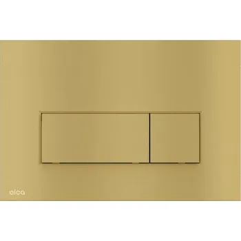 Splachovací tlačítko Alcadrain Thin Ovládací tlačítko M57-R-M, pro 2 množství splachování, mosaz-mat
