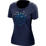 Northfinder Dámské outdoorové merino triko ARGENTERA3, modrá, 176069