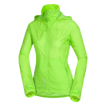 Dámská větrovka Northfinder Dámská nepromokavá multisportovní bunda sbalitelná NORTHKIT, zelená, 49190