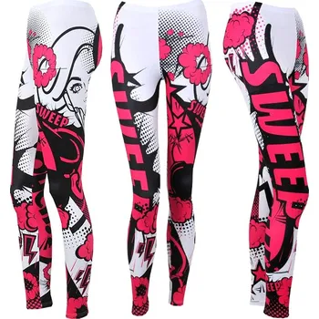 Dívčí legíny SWEEP SKPT011 COMIX Dětské legíny bílá - růžová 158