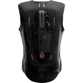 Motocyklový chránič hrudi a pátěře Airbagová vesta IXON IX-AIRBAG U04 černo-šedá