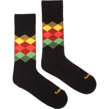 Dámské ponožky Ponožky Kosočtverec noc S (35-38)