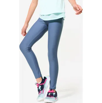 DECATHLON Dívčí legíny s vysokým pasem 14 LET MODRÁ
