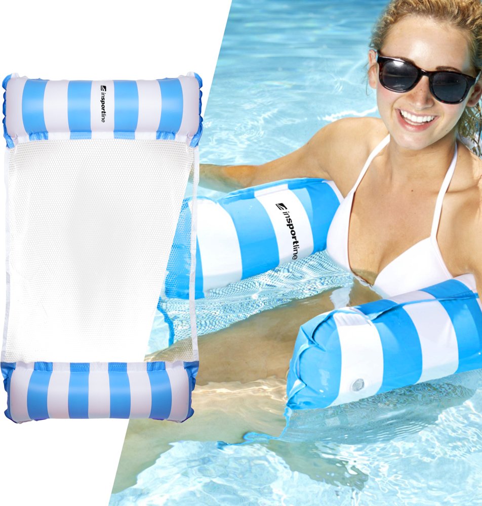 inSPORTline Nafukovací matrace WaveBed modrá