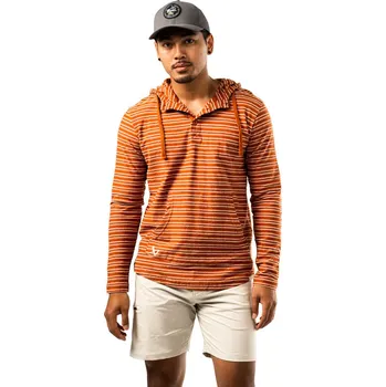 Pánská mikina Pánská mikina Bauer LTWHT Stripe Hoodie Brick XXL