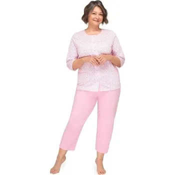 Dámské pyžamo Dámské pyžamo Martel Kasia II - bavlna Světle růžová L