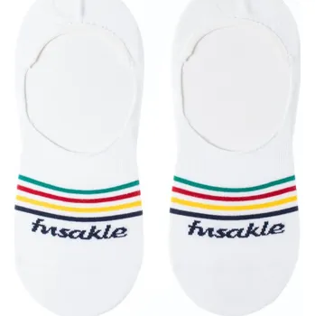 Dámské ponožky Neviditelné ponožky Ťapa bílá M (39-42)