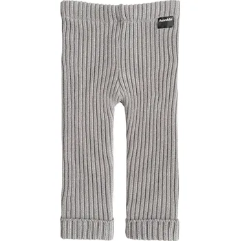 Dámské oblečení Dětské pletené legíny Fusakle MERINO šedé 134/140