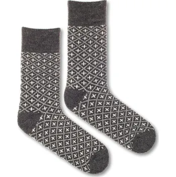 Dámské ponožky Vlněné ponožky Vlnáč Plusko šedé XL (47-50)