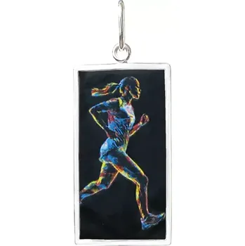 Přívěsek Běžkyně Miniartion stříbro