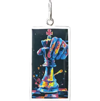 Přívěsek Šachy Miniartion stříbro