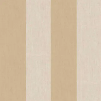 Tapeta Parato by Cristiana Masi Vliesová tapeta na zeď, hnědo-béžová, imitace látky, pruhy, 38473, Top Stripes, Parato by Cristiana Masi, velikost 10,05 x 0,53 m