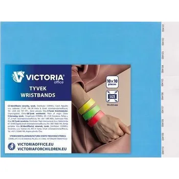 Identifikační páska TYVEK, 19 x 255 mm, 100 ks, modrá