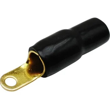 elektrický kabel Oko pro 20 mm² kabel / 4,2 mm otvor / 8 mm šířka - černé