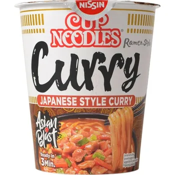 Nissin Cup Noodles Spiced curry polévka, 67 g