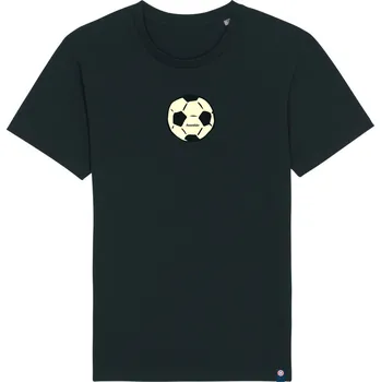 Tričko Fotbalový míč černé XL