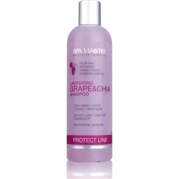 Šampon Spa Master Laminating grape § chia Ph4,5 šampon pro ochranu vlasy 330 ml