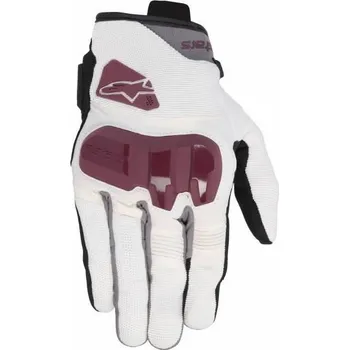 Moto rukavice Rukavice CHROME V2, ALPINESTARS, dámské (bílá offwhite/purpurová) 2026 S