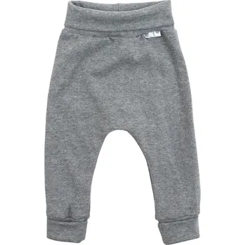 Kojenecké oblečení LITTLE THINGS bavlněné rostoucí tepláčky šedá vel. 6-9 kg