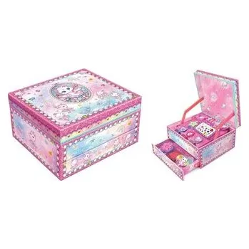 Set školních potřeb Zestaw z pieczątkami Kot Baletnica