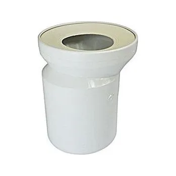 Sanit WC připojovací kus s excentrickým hrdlem d110, 155 mm, bílá