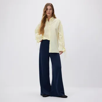 Reserved - Kalhoty s příměsí modalu - tmavomodrá - ZQ644-59X - ZQ644-59X-XL