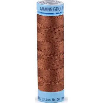 Bavlněné nitě 100 m Etiketní č.50 Triana Amann Varianta: 0262 Bombay Brown, Balení: 5 ks