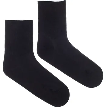 Dámské ponožky Ponožky Diabetické s vysokým lemem černé 39-41