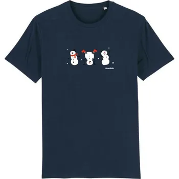 Dámské tričko Dětské tričko Hurá sněží modré S