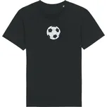 Tričko Pískací Fotbalový míč černé M