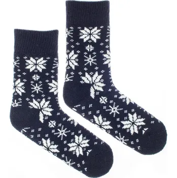 Dámské oblečení Vlněné ponožky Vlnáč Vločka modrá S (35-38)