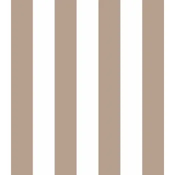 Tapeta Parato by Cristiana Masi Vliesová tapeta na zeď, hnědá, pruhy, 38448, Top Stripes, Parato by Cristiana Masi, velikost 10,05 x 0,53 m