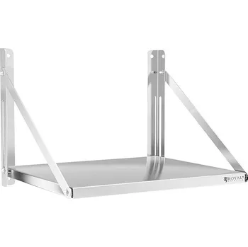 Obývací pokoj HURTOWNIA Skládací cateringová nástěnná police do 40 kg, 60 × 45 cm