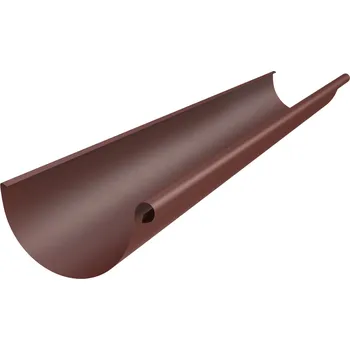 okap OKAPY POZINK LAKOVANÉ ZAMBELLI Pozink-lak žlaby r.š. 280 mm Žlab půlkruhový 280 d.2m RAL 3009 Tmavě červená