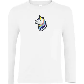 Dámské tričko Tričko dětské Pískací s dlouhým rukávem Jednorožec XL